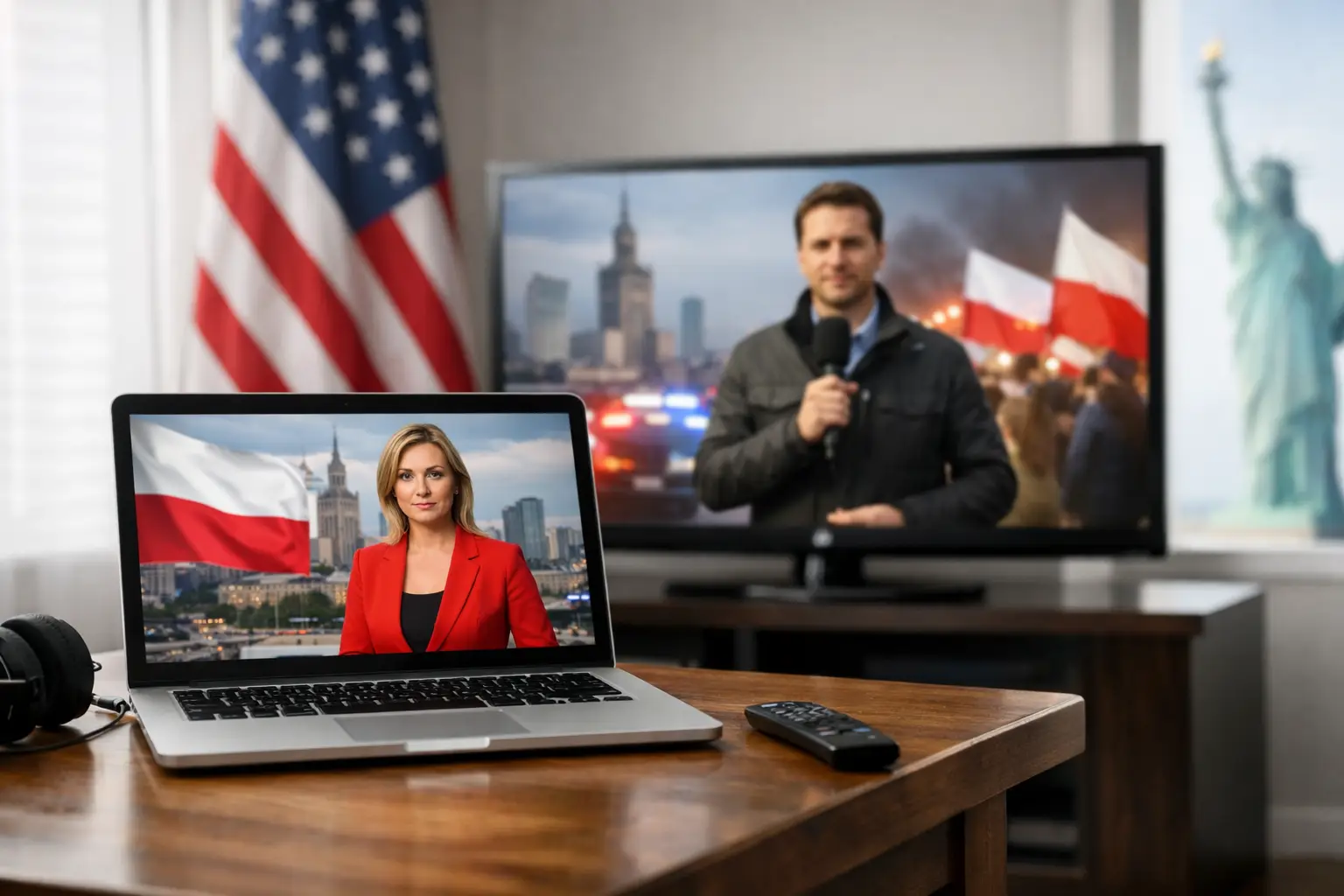 Jak oglądać polskie wiadomości na żywo w USA