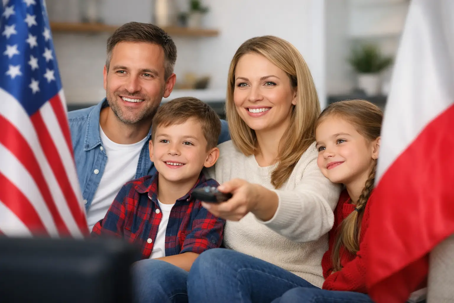 Polska telewizja w USA dla polskiej rodziny