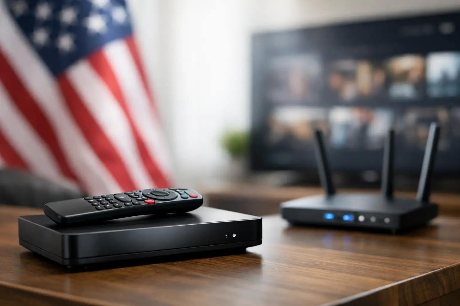 Czy dekoder potrzebuje internetu w domu w USA?