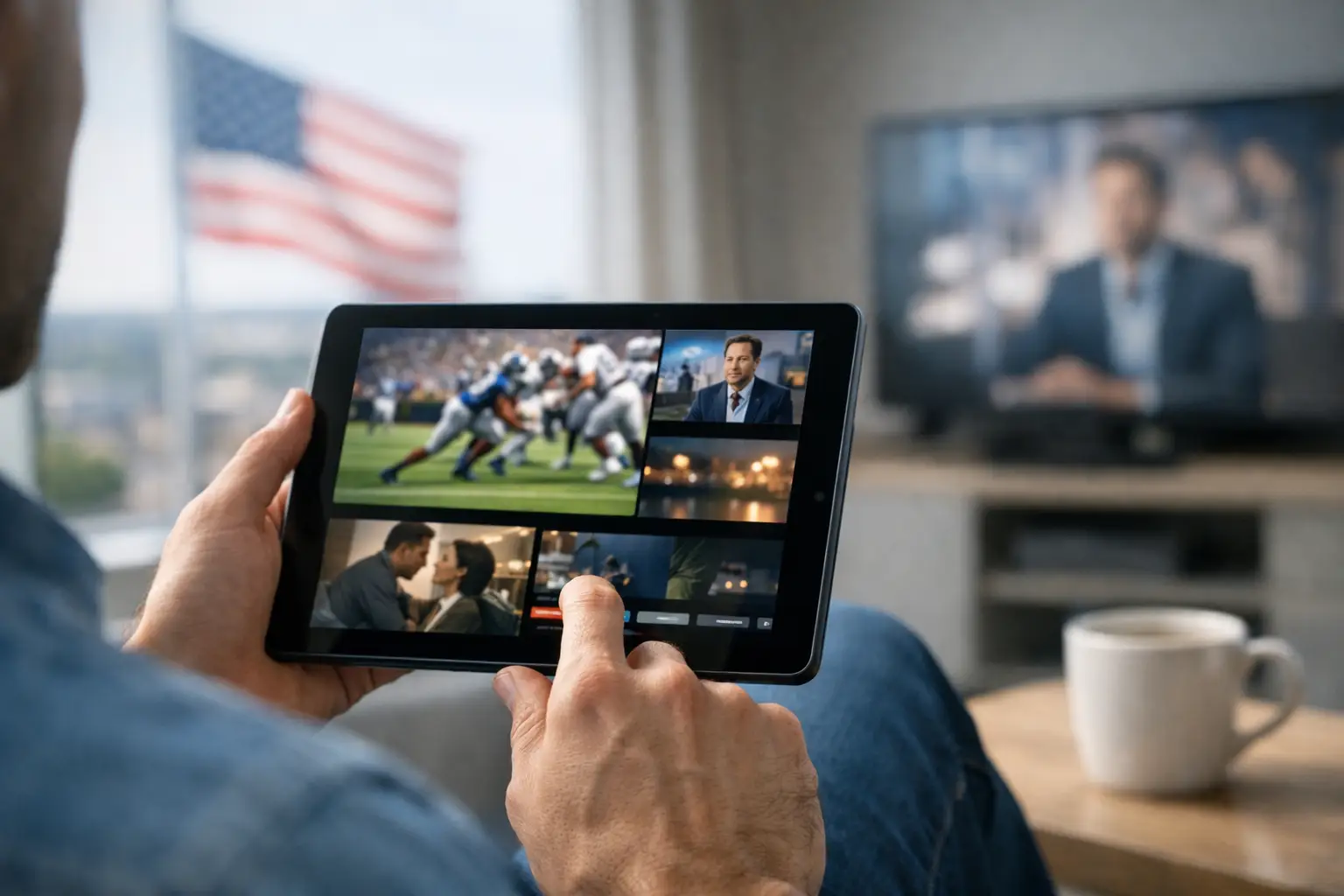 Jak oglądać telewizję na tablecie w USA