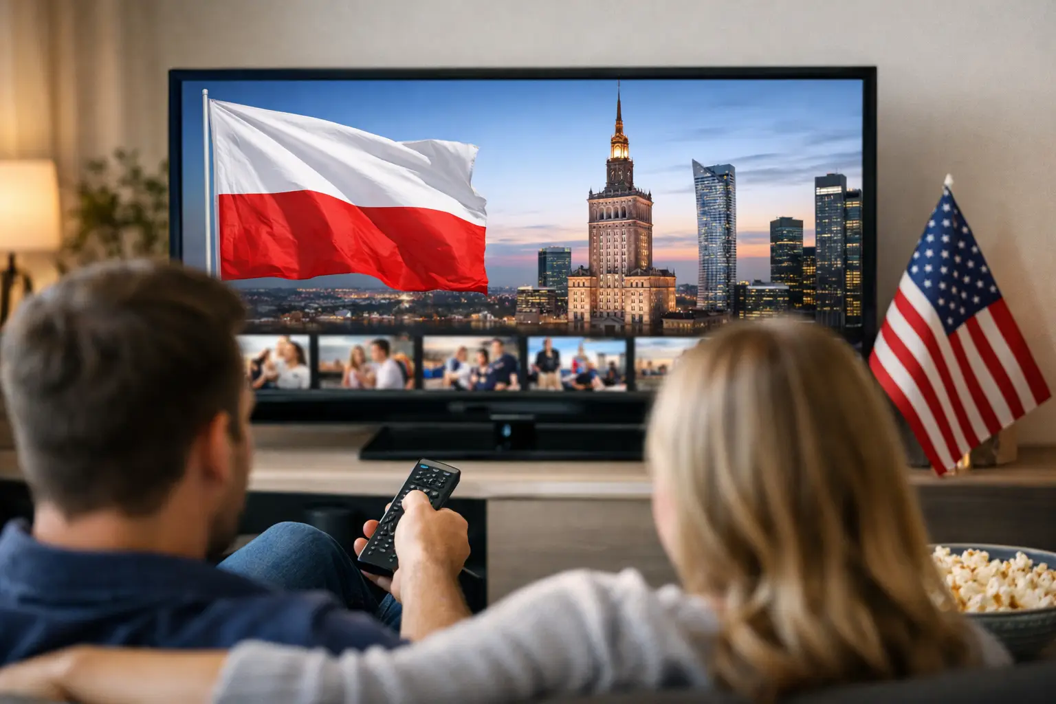Streaming telewizji po polsku dla Polonii w USA