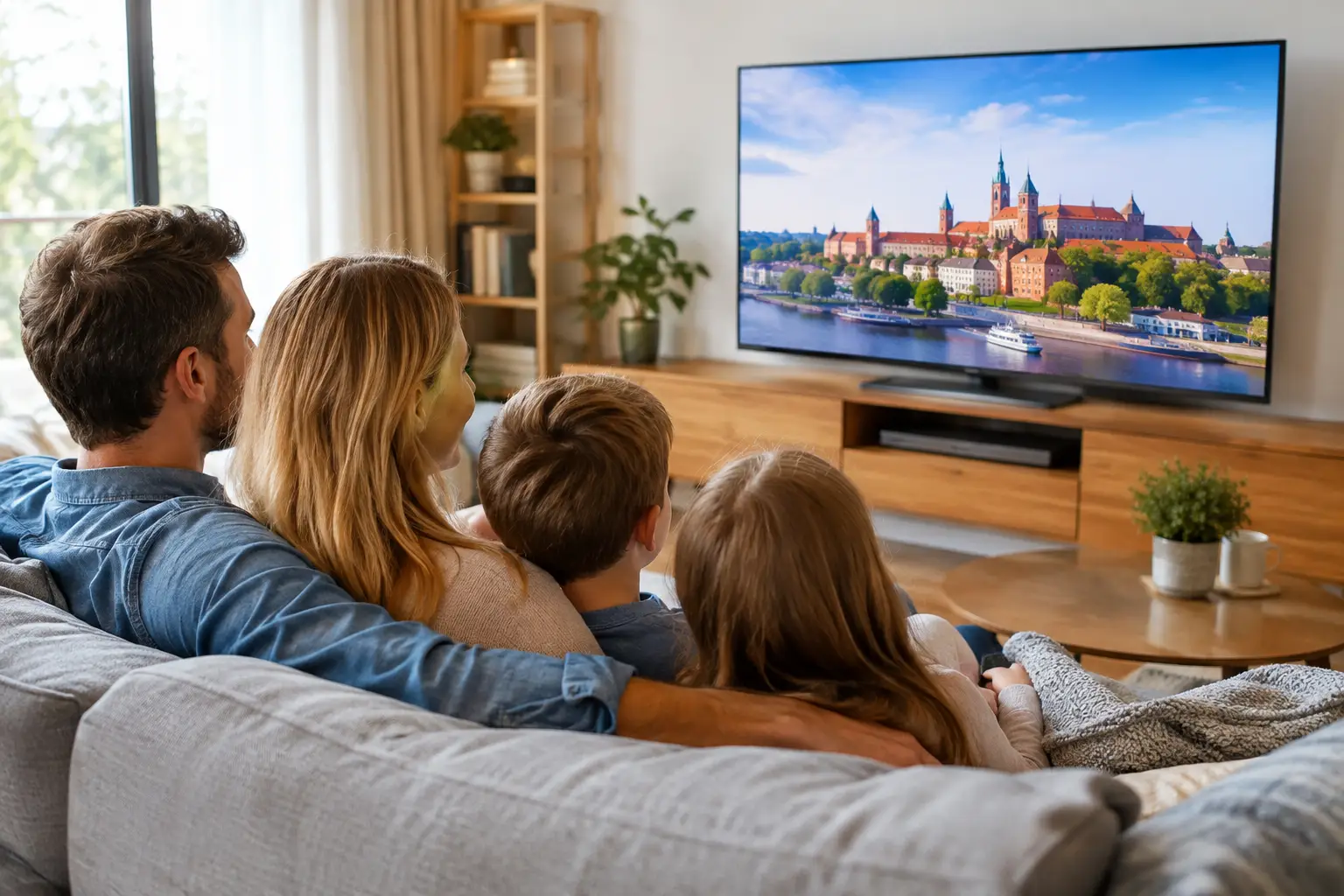 Polska telewizja dla rodziny blisko domu